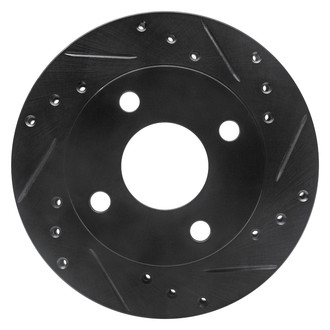 DFC® - Premium Drilled and Slotted Front Passenger Side Brake Rotor