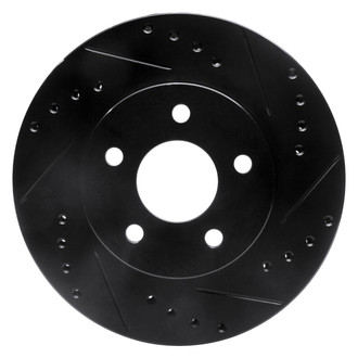 DFC® - Premium Drilled and Slotted Front Passenger Side Brake Rotor