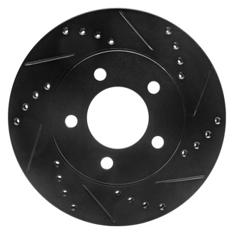 DFC® - Premium Drilled and Slotted Front Passenger Side Brake Rotor