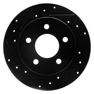 DFC® - Premium Drilled and Slotted Rear Driver Side Brake Rotor