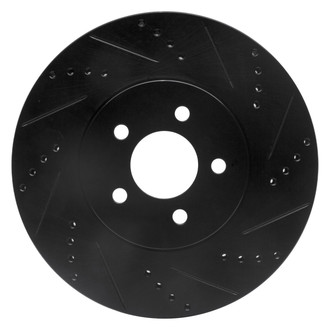 DFC® - Premium Drilled and Slotted Front Passenger Side Brake Rotor