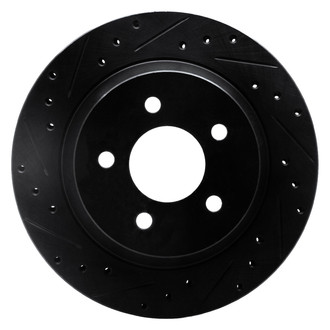 DFC® - Premium Drilled and Slotted Rear Driver Side Brake Rotor