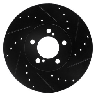 DFC® - Premium Drilled and Slotted Front Passenger Side Brake Rotor
