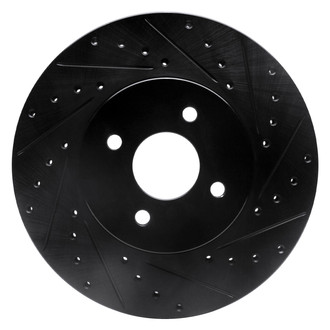 DFC® - Premium Drilled and Slotted Front Passenger Side Brake Rotor