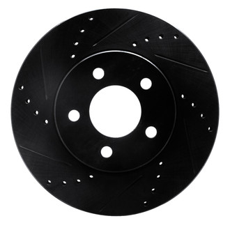 DFC® - Premium Drilled and Slotted Front Driver Side Brake Rotor