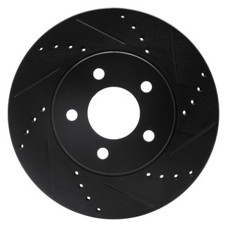 DFC® - Premium Drilled and Slotted Front Passenger Side Brake Rotor
