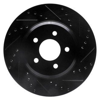 DFC® - Premium Drilled and Slotted Front Passenger Side Brake Rotor