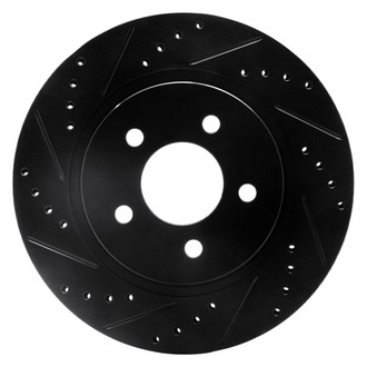 DFC® - Premium Drilled and Slotted Rear Driver Side Brake Rotor