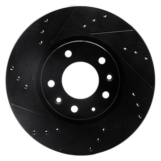DFC® - Premium Drilled and Slotted Front Driver Side Brake Rotor