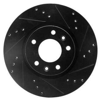 DFC® - Premium Drilled and Slotted Front Passenger Side Brake Rotor