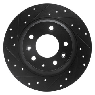 DFC® - Premium Drilled and Slotted Rear Driver Side Brake Rotor