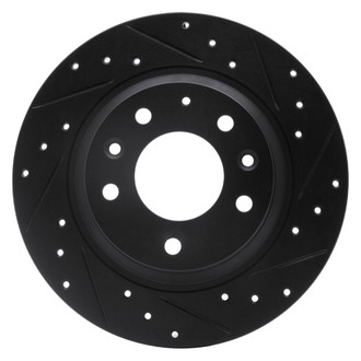 DFC® - Premium Drilled and Slotted Rear Passenger Side Brake Rotor
