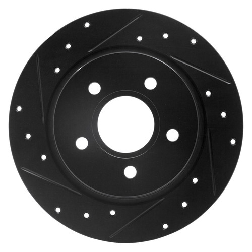 Dynamic Friction Company® 633-54066L - Premium Drilled and Slotted