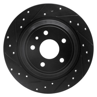 DFC® - Premium Drilled and Slotted Rear Driver Side Brake Rotor
