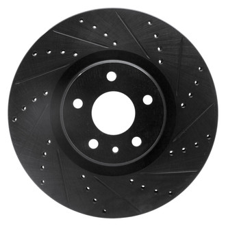 DFC® - Premium Drilled and Slotted Front Passenger Side Brake Rotor