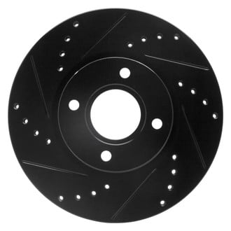DFC® - Premium Drilled and Slotted Front Driver Side Brake Rotor