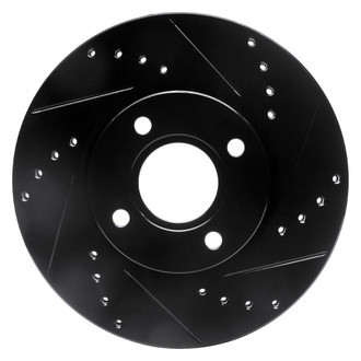 DFC® - Premium Drilled and Slotted Front Passenger Side Brake Rotor