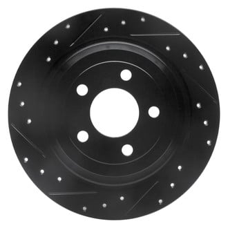 DFC® - Premium Drilled and Slotted Rear Driver Side Brake Rotor