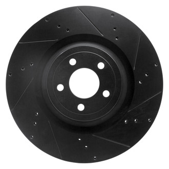 DFC® - Premium Drilled and Slotted Front Passenger Side Brake Rotor
