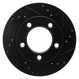 DFC® - Premium Drilled and Slotted Front Passenger Side Brake Rotor