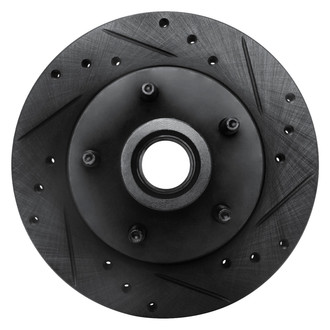 DFC® - Premium Drilled and Slotted Front Passenger Side Brake Rotor