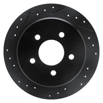 DFC® - Premium Drilled and Slotted Rear Driver Side Brake Rotor