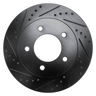 DFC® - Premium Drilled and Slotted Front Driver Side Brake Rotor