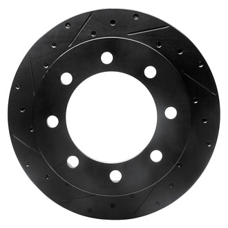 DFC® - Premium Drilled and Slotted Rear Driver Side Brake Rotor