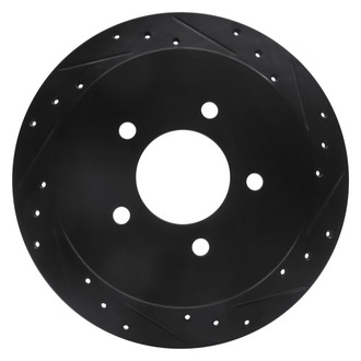 DFC® - Premium Drilled and Slotted Rear Passenger Side Brake Rotor