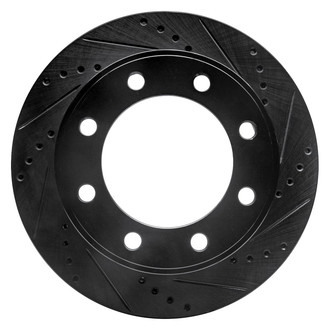 DFC® - Premium Drilled and Slotted Front Passenger Side Brake Rotor