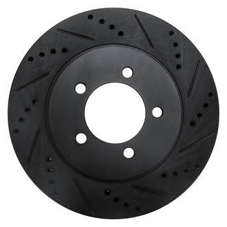 DFC® - Premium Drilled and Slotted Front Passenger Side Brake Rotor