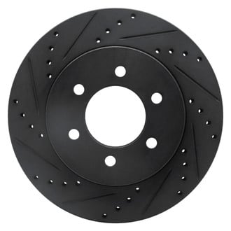 DFC® - Premium Drilled and Slotted Front Driver Side Brake Rotor