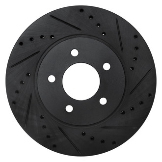 DFC® - Premium Drilled and Slotted Front Passenger Side Brake Rotor