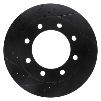 DFC® - Premium Drilled and Slotted Front Driver Side Brake Rotor