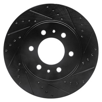 DFC® - Premium Drilled and Slotted Front Passenger Side Brake Rotor
