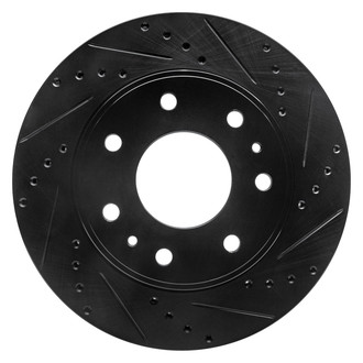 DFC® - Premium Drilled and Slotted Front Passenger Side Brake Rotor