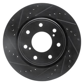 DFC® - Premium Drilled and Slotted Front Driver Side Brake Rotor