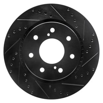 DFC® - Premium Drilled and Slotted Front Passenger Side Brake Rotor