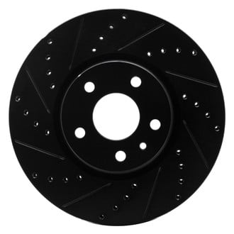 DFC® - Premium Drilled and Slotted Front Driver Side Brake Rotor