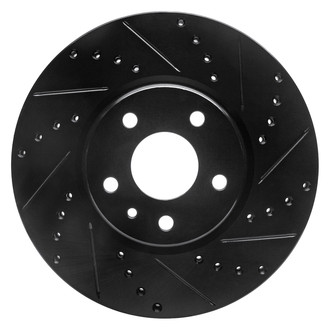 DFC® - Premium Drilled and Slotted Front Passenger Side Brake Rotor