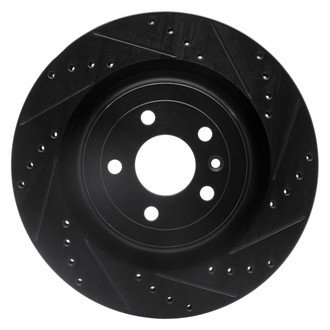 DFC® - Premium Drilled and Slotted Front Passenger Side Brake Rotor