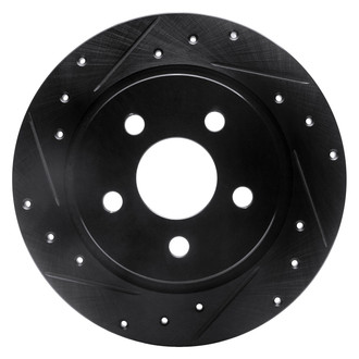 DFC® - Premium Drilled and Slotted Rear Driver Side Brake Rotor