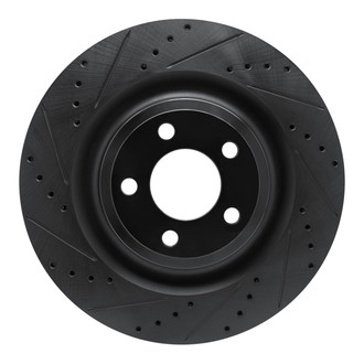 DFC® - Premium Drilled and Slotted Rear Driver Side Brake Rotor