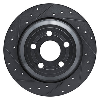 DFC® - Premium Drilled and Slotted Rear Driver Side Brake Rotor