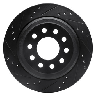 DFC® - Premium Drilled and Slotted Rear Driver Side Brake Rotor