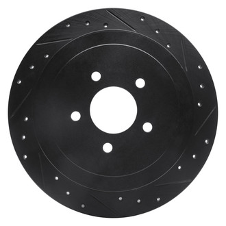 DFC® - Premium Drilled and Slotted Rear Passenger Side Brake Rotor
