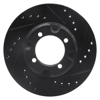 DFC® - Premium Drilled and Slotted Front Passenger Side Brake Rotor