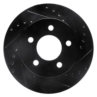 DFC® - Premium Drilled and Slotted Front Passenger Side Brake Rotor