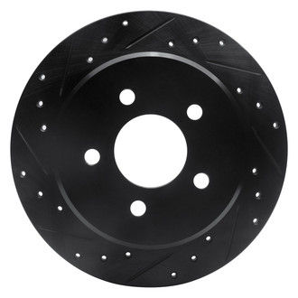 DFC® - Premium Drilled and Slotted Rear Driver Side Brake Rotor