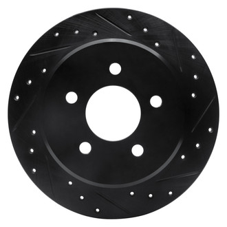 DFC® - Premium Drilled and Slotted Rear Passenger Side Brake Rotor